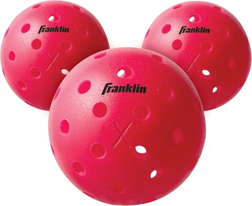 Vista 13 de Franklin Sports X-40 pelotas de Pickleball al aire libre - Bola oficial del Pickleball de EE. UU., APP Tour + US Open - Tamaño reglamentario Rosa
