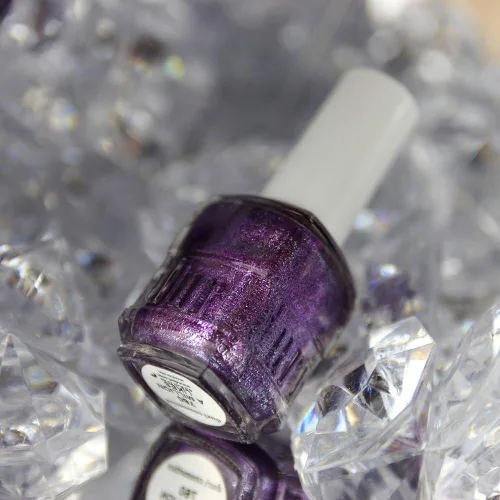 Vista 6 de duri Esmalte de uñas, 760 A Million Likes, purpurina metálica morada, cobertura completa, acabado brillante, secado rápido, duradero, cosméticos