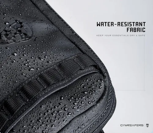 Vista 7 de Gymreapers Bolsos cruzados pequeños de viaje para hombres y mujeres con bolsillo oculto, riñonera cruzada impermeable para hombres con cinturón