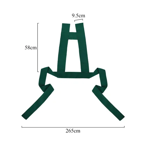 Vista 6 de Correa de cama para ancianos, cinturón para silla de ruedas, chaleco de soporte de torso anticaída, banda de arnés para ancianos postrados en cama