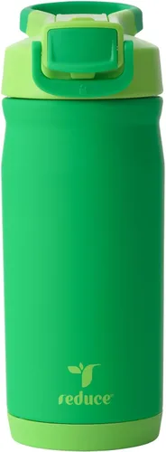 Vista 20 de Reduce Hydrate Pro Kids - Botella de agua aislada de acero inoxidable de 14 onzas con pajilla, vaso a prueba de derrames para niños, retención