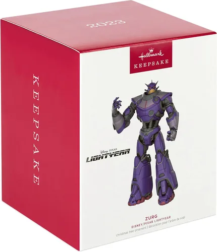 Vista 3 de Hallmark Keepsake Adorno de Navidad 2023, Disney/Pixar Lightyear Zurg, regalos para fanáticos de Disney
