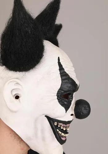 Vista 5 de Fun Costumes Máscara de payaso de carnaval aterrador estándar
