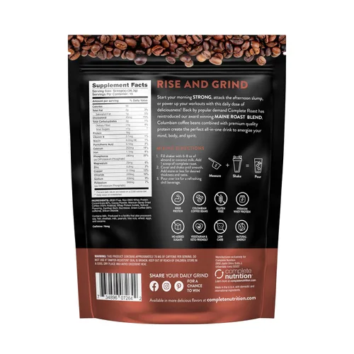 Vista 7 de Complete Roast - Paquete de 3 Frapé de caramelo, café helado y vainilla (frapé de caramelo, café con leche moca, mantequilla de maní moca)