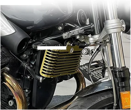 Vista 3 de Radiator Grille Guard for B&MW R9T R Nine T 2021- Radiator Grille Cover Protection Water Oil Radiator Grill Guard RnineT RNINET Scrambler Urban Pure
