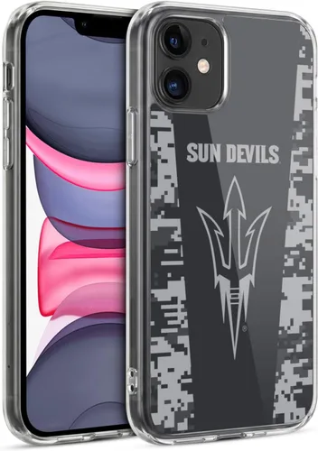 Vista 113 de Head Case Designs Funda de gel ASU Camou con licencia oficial de la Universidad Estatal de Arizona [protección de grado militar] compatible