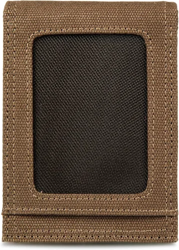 Vista 2 de WOLVERINE Men's Slim Wallet Money Clip RFID Protection ID Window Leather Canvas