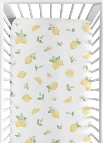 Vista 13 de Sweet Jojo Designs Sábana bajera para cuna de bebé 100% algodón (hojas florales bohemias) para niñas y niños, guardería infantil, habitación