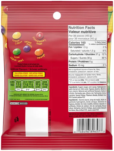 Vista 3 de Skittles Caramelo original (6.74 oz/6.7 onzas) (paquete de 3), importado de Canadá)