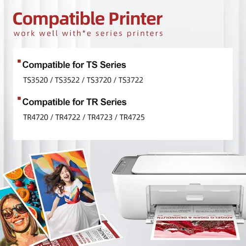 Vista 2 de PG-275XL CL-276XL Compatible para cartuchos de tinta Canon 275 y 276 para impresoras Canon Ink 275 y 276 PG-275 CL-276 para Canon PIXMA TS3722