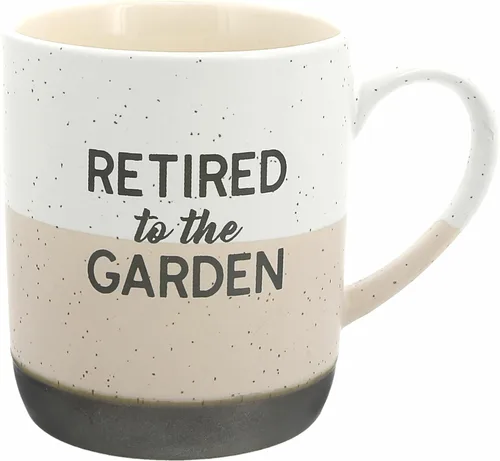 Vista 14 de Pavilion - Jubilado No Vencido - Taza Grande de Café de Gres de 15 Oz