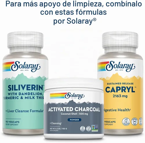 Vista 6 de Solaray Levadura-Cleanse- 180 Cápsulas Vegetarianas