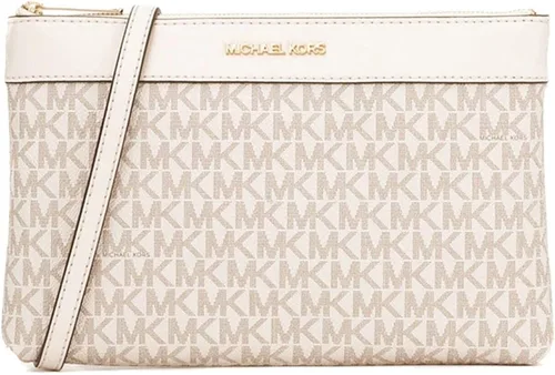 Vista 5 de Michael Kors Charlotte Bolso bandolera grande 3 en 1 de cuero