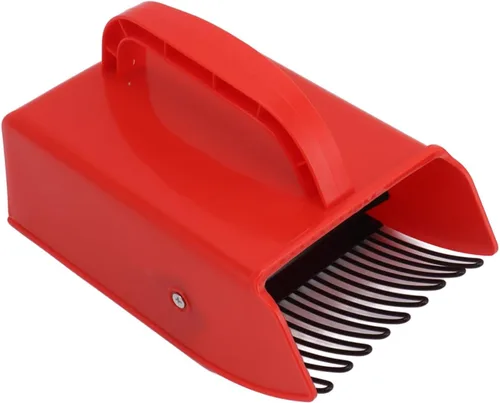 Vista 3 de Blueberry Picker Scoop Berry Rake Hand Garden Farm Tool with Metallic Comb Ergonomic Handle