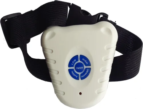 Vista 2 de Pet Life Collar antiladridos antigolpes seguro Ulltrasonic, sin golpes, que ayuda a eliminar y proporcionar antiladridos con múltiples opciones