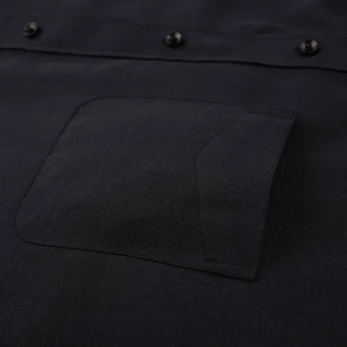 Vista 7 de Camisetas de manga larga para hombre, estilo casual, holgadas, con botones, cuello ajustado, para otoño