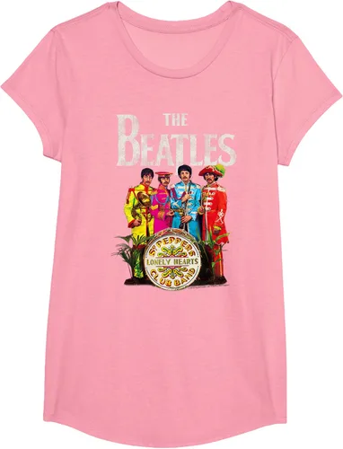 Vista 49 de The Beatles Sgt. Pepper's Lonely Hearts Camiseta de manga corta Negro