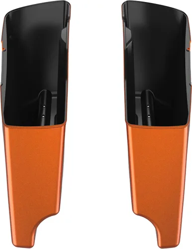 Vista 5 de Alforjas extendidas para Harley Touring Street Glide, Electra Glide, Road Glide 2014-2023 (whisky ámbar)