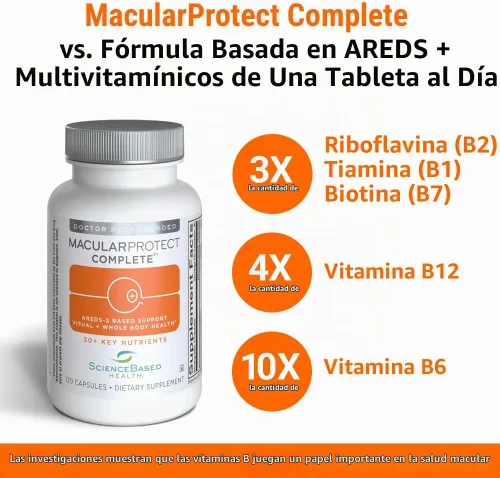 Vista 7 de ScienceBased Health MacularProtect Complete AREDS 2 + Multivitamínico, 120