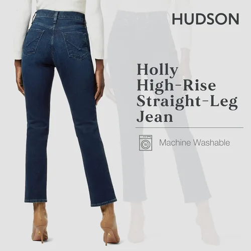 Vista 3 de HUDSON Holly Jeans de pierna recta de talle alto para mujer