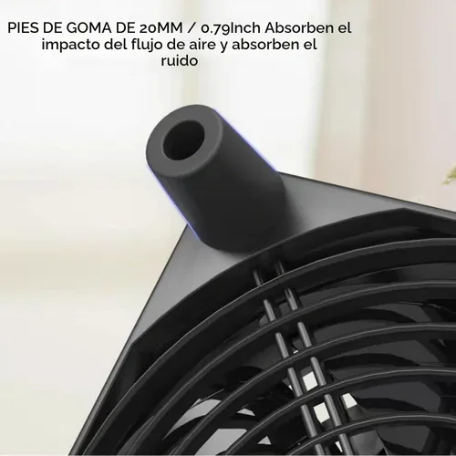 Vista 5 de Ventilador de refrigeración USB dual silencioso de 5 V de 4.724 in con cable de 47.244 in, refrigeración de flujo de aire de 38CFM para router