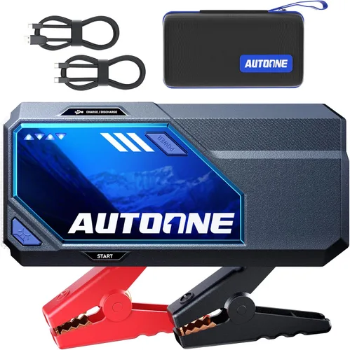 Vista 10 de AUTOONE Arrancador de coche de 4000 A, arrancador de batería portátil para coche compacto de hasta 10.0 L de gasolina y 8.0 L de motor diésel