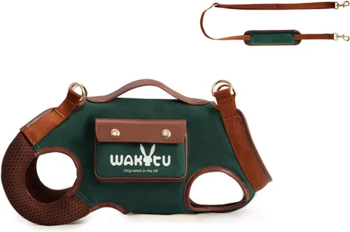 Vista 11 de Wakytu Arnés de elevación para perro, arnés VES ajustable para perro, correa ajustable para perro con bolsa pequeña para golosinas para cachorros