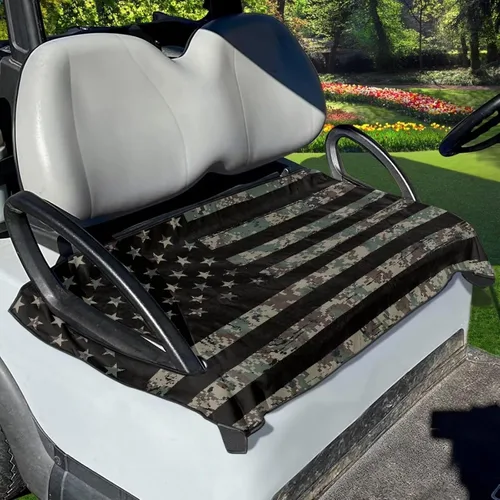 Vista 26 de AFPANQZ Toalla personalizada para cubierta de asiento de carrito de golf, añade tu texto, imagen, logotipo, nombre, protector de asiento de carrito