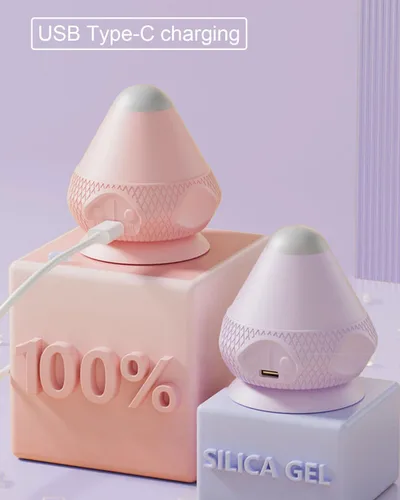 Vista 9 de VibeHeat Mini - Bola de masaje vibratoria calentada con base de succión, 2 modos de calor y 2 modos de vibración, masajeador de punto de activación