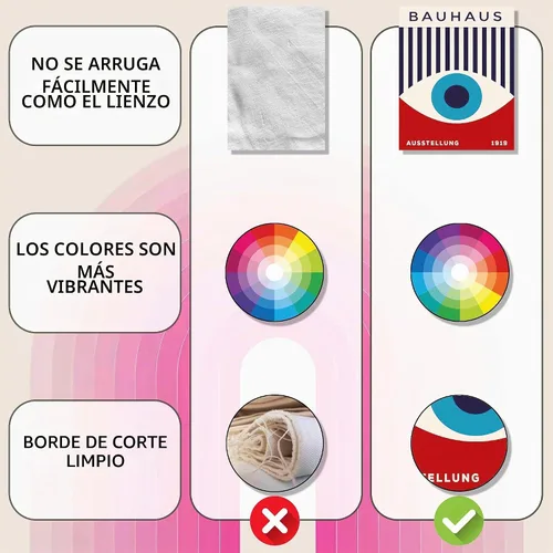 Vista 5 de MAZUKO 15 piezas de decoración de pared boho – Arte de pared moderno de mediados de siglo, pósteres boho, pósteres para la estética