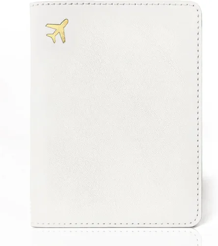 Vista 18 de Soporte para pasaporte para artículos esenciales de viaje, funda de pasaporte con bloqueo RFID para accesorios de viaje, cartera de viaje
