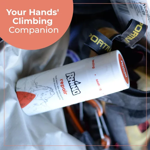Vista 3 de Rhino Skin Solutions Crema reparadora - Alivio calmante para piel seca y agrietada, ideal para escaladores, atletas y artes marciales mixtas