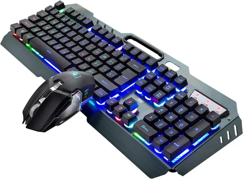 Vista 9 de Teclado y ratón recargables tapa para tecla suspendida