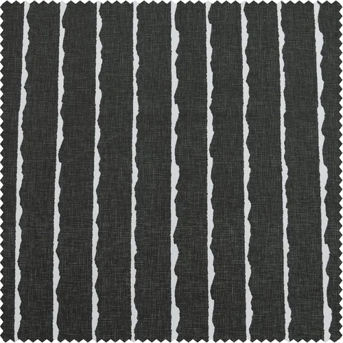 Vista 9 de HPD Half Price Drapes Cortinas abstractas con estampado a rayas de 108 pulgadas de largo, cortinas de algodón de lujo (1 panel), cortinas