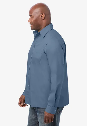 Vista 3 de KingSize Camisa casual para hombre Big & Tall The No-Tuck