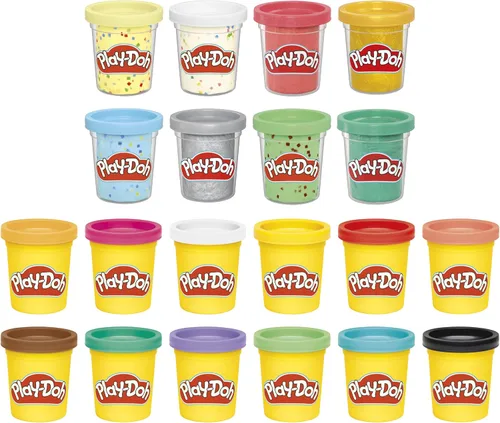 Vista 2 de Play-Doh Paquete de 20 para crear y celebrar, latas de 2 onzas, regalos y recambios para niños, artes y manualidades 2+