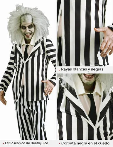 Vista 4 de Disfraz de Beetlejuice