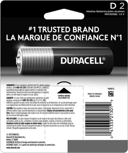 Vista 7 de Pilas alcalinas Duracell CopperTop, MN1300B4, D, Negro, 4, 1