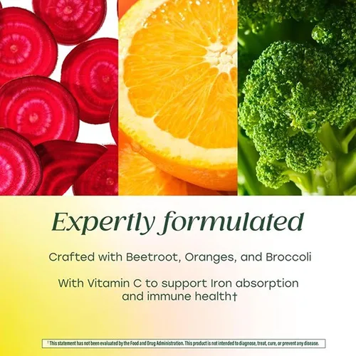 Vista 6 de MegaFood Suplemento de hierro constructor de sangre, apoyo energético