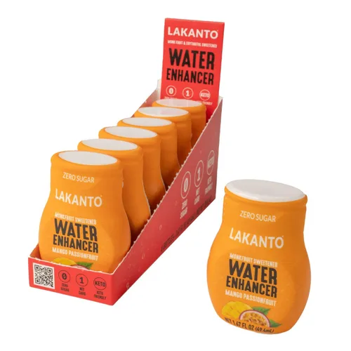 Vista 16 de Lakanto Potenciador de agua sin azúcar, endulzado con edulcorante de fruta de monje y eritritol, hidratación líquida H2O para llevar, cero azúcar
