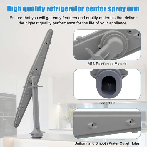 Vista 4 de 5304506740 (AP6036364) Brazo rociador para lavavajillas, conjunto de brazo de lavado central compatible con Frigidaire, lavavajillas Ikea reemplaza