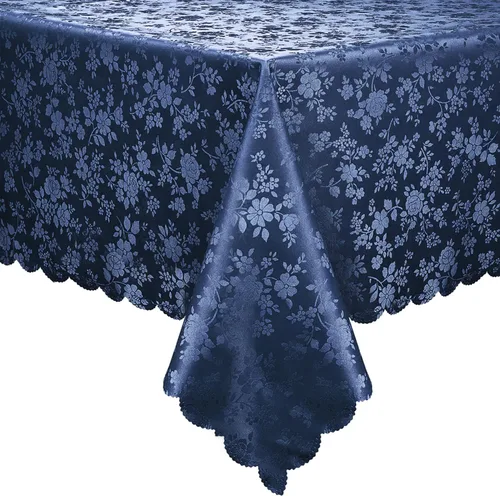 Vista 67 de Smiry Mantel cuadrado, mantel de vinilo resistente al agua, lavable, para cocina y comedor (azul bebé, 54 x 54 pulgadas)