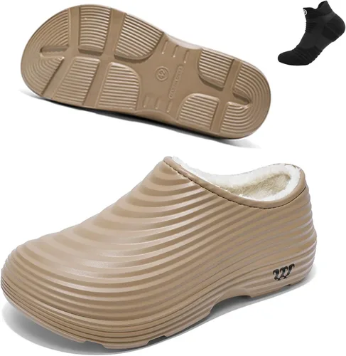 Vista 9 de Armadillo Shoes Zuecos para hombre y mujer, zapatos de chef Armadillo, antideslizantes, cómodos para invierno