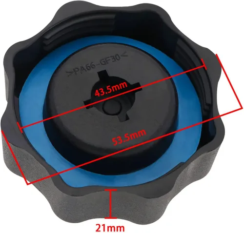 Vista 4 de SING F LTD Tapa de radiador de tanque de expansión de refrigerante, 2 unidades, 17107515499, compatible con Mini R50, R52, R53, R55, R56, R60, tapa