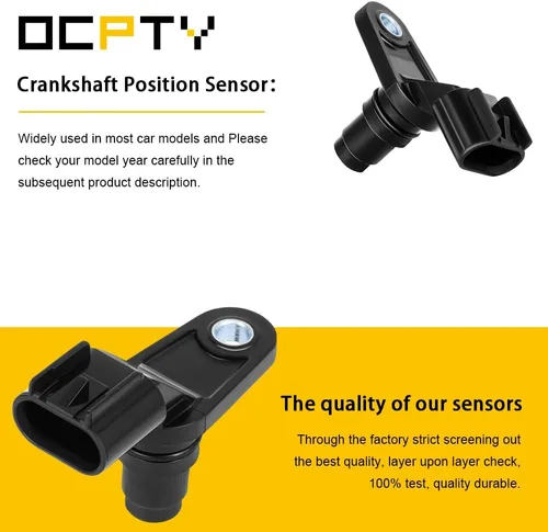 Vista 2 de OCPTY Sensor de posición del árbol de levas del motor de 2 piezas para 2010-2015 para Buick Lacrosse 2011-2016 para Buick Regal 2012-2015 para Buick