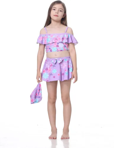 Vista 4 de Antbutler Encant - Traje de baño de dos piezas para niñas Mirabel Isabella Pepa Dolores