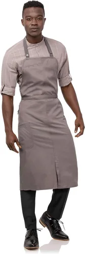 Vista 2 de Chef Works Brio Chef's Bib Delantal para hombre