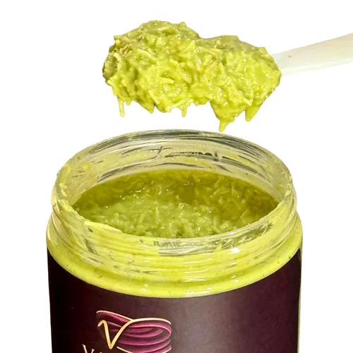 Vista 5 de Relleno de pistacho y kunafa. Crema de pistacho y chocolate Dubai con Kataifi crujiente Crema de postre gourmet 10 oz 9.88 oz