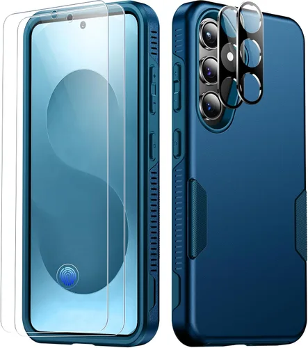 Vista 27 de SPIDERCASE Funda diseñada para Samsung Galaxy S25, [protección contra caídas de grado militar de 10 pies], paquete de 2