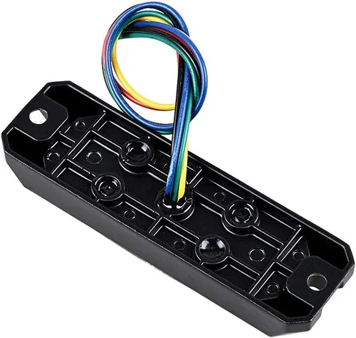 Vista 6 de CORP - Barra de luz estroboscópica intermitente para montaje en superficie, impermeable, SYNC, de advertencia de emergencia, 12 V-24 V